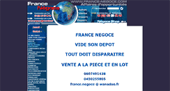 Desktop Screenshot of france-negoce.com